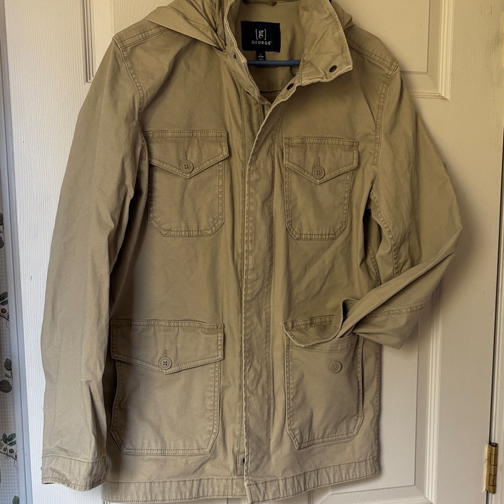 George -Beige Men’s  Military Jacket